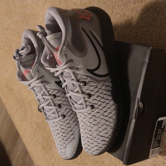 Nike KD Trey 5 VIII Smoke Grey Black Durant Shoes Kd Trey 12 Kd Trey Viii Light Smoke Grey Nike KD Trey